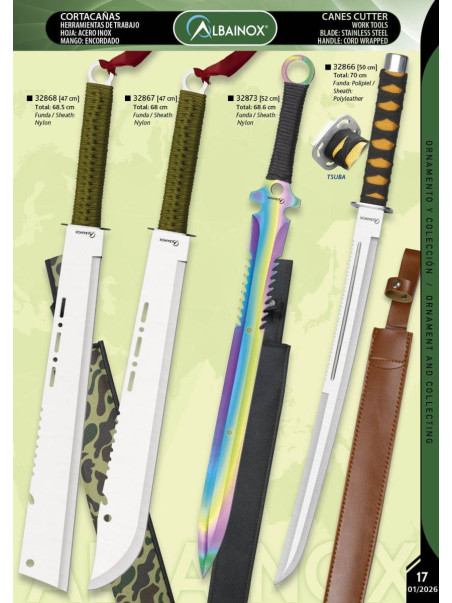 CORTACAÑAS O CORTACAÑAS ESTILO KATANA ALBAINOX