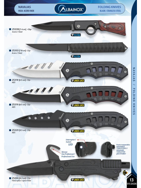 NAVAJA ESCOPETA O NAVAJA TÁCTICA