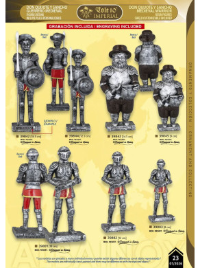 DON QUIJOTE O SANCHO PANZA O GUERRERO MEDIEVAL