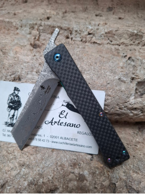 NAVAJA HIGONOKAMI FIBRA DE CARBONO DAMASCO 76207