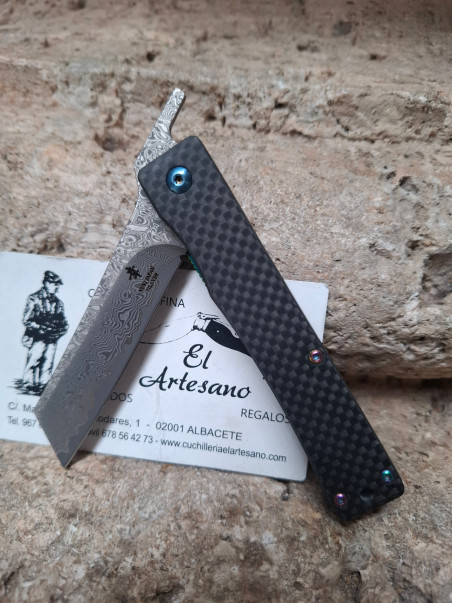 NAVAJA HIGONOKAMI FIBRA DE CARBONO DAMASCO 76207