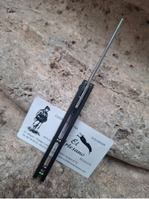 NAVAJA HIGONOKAMI FIBRA DE CARBONO DAMASCO 76207