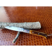 NAVAJA CABRITERA HUESO AMBAR Y ACERO NIETO