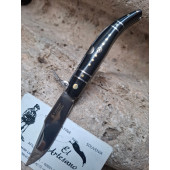 NAVAJA PUNTA STAMINA NEGRA DECORADA 848