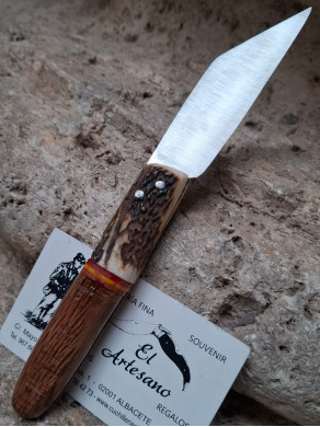 NAVAJA CIERVO Y ENCINA BANDERA ESPAÑA 967