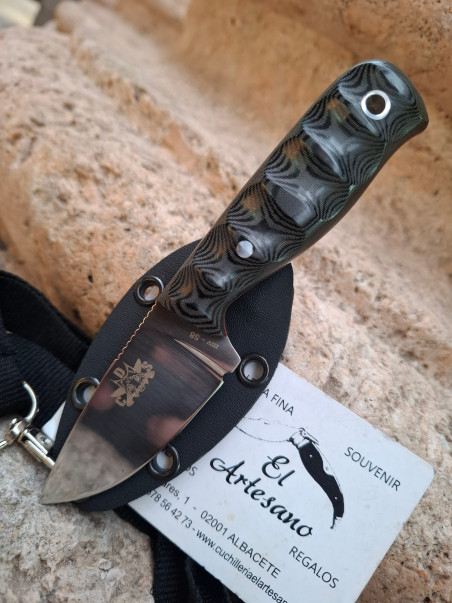 SÚPER OFERTA CUCHILLO HOBBIT MIKARTA NEGRA CDS