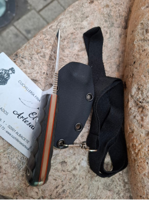 SÚPER OFERTA CUCHILLO HOBBIT MIKARTA NEGRA CDS