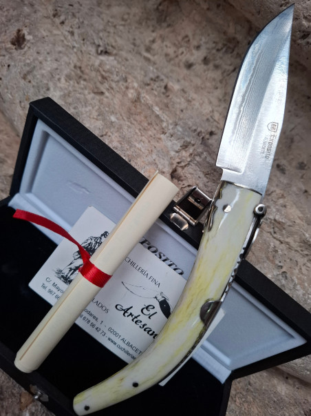 NOVEDAD NAVAJA PUNTA DAMASCO CIERVO EXPÓSITO