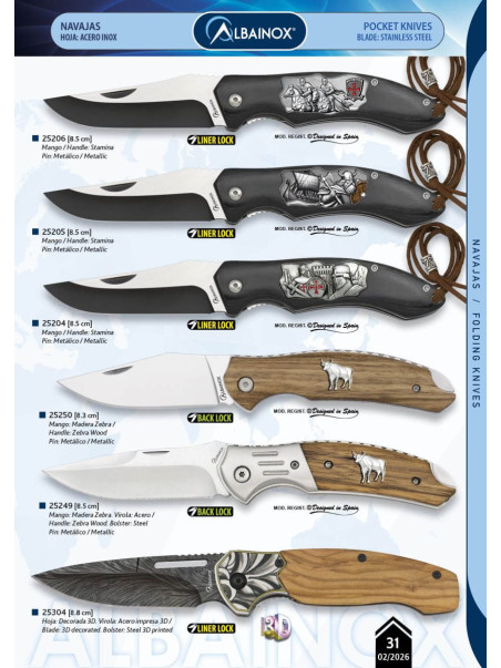 NAVAJA DECORADA ALBAINOX