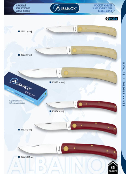 NAVAJA BOLSILLO PISTÓN