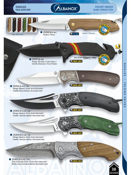 NOVEDAD NAVAJA VIROLA DECORADA