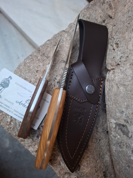 SÚPER OFERTA CUCHILLO GAMO Y NAVAJA CAMPERA NOGAL JOKER