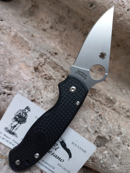 NAVAJA SPYDERCO PARA 3 NEGRO