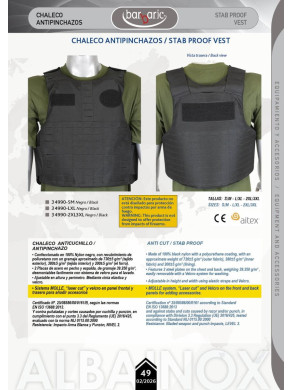 CHALECO ANTIPINCHAZOS