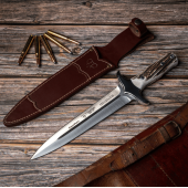 CUCHILLO REMATE FACOCHERO 105-C CIERVO