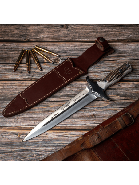 CUCHILLO REMATE FACOCHERO 105-C CIERVO