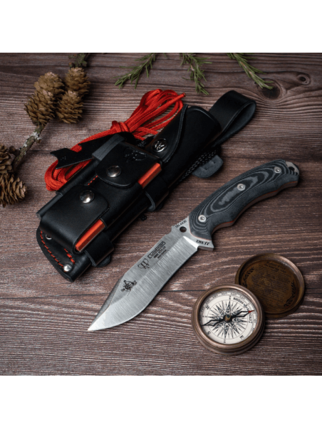 CUCHILLO CAZA CUDEMAN JJSK1 MIKARTA NEGRA 124-MC