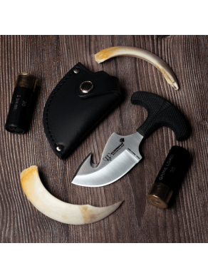 CUCHILLO DESOLLADOR CUDEMAN BEAR CLAW 139-H CAUCHO