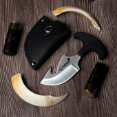CUCHILLO DESOLLADOR CUDEMAN BEAR CLAW 139-H CAUCHO