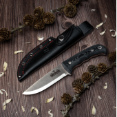 CUCHILLO BUSHCRAFT CUDEMAN 148-M MIKARTA NEGRA