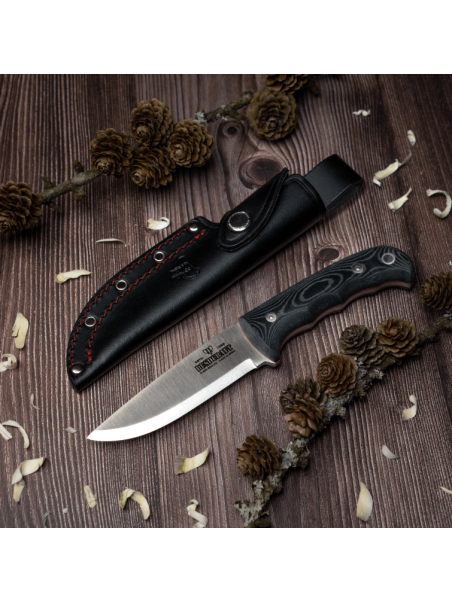 CUCHILLO BUSHCRAFT CUDEMAN 148-M MIKARTA NEGRA