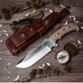 CUCHILLO ENTRESIERRAS CUDEMAN 155-XC MARRÓN KIT COMPLETO