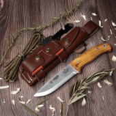 CUCHILLO CUDEMAN ENT 158-LC OLIVO KIT COMPLETO