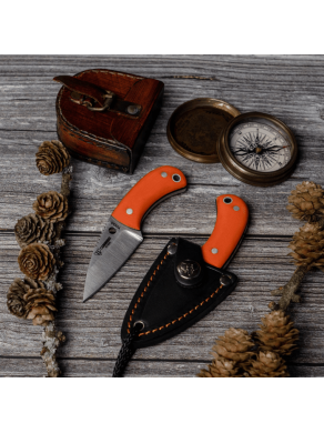 CUCHILLO YODA CUDEMAN 200-J G10 NARANJA