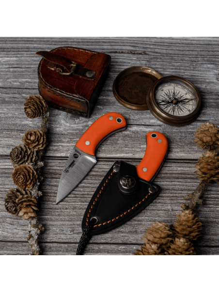 CUCHILLO YODA CUDEMAN 200-J G10 NARANJA