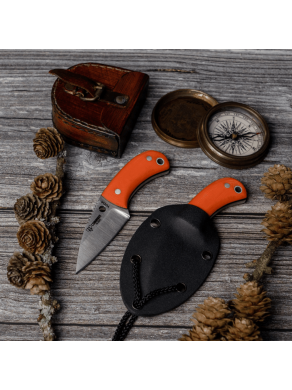 CUCHILLO YODA CUDEMAN 200-JK G10 NARANJA KYDEX