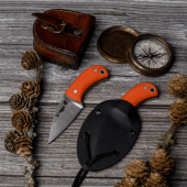 CUCHILLO YODA CUDEMAN 200-JK G10 NARANJA KYDEX