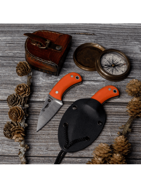 CUCHILLO YODA CUDEMAN 200-JK G10 NARANJA KYDEX