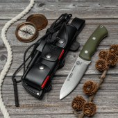 CUCHILLO BUSHCRAFTER  G10 VERDE CUDEMAN