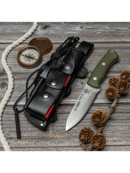 CUCHILLO BUSHCRAFTER  G10 VERDE CUDEMAN