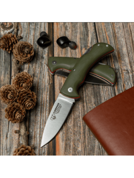 NOVEDAD NAVAJA ATHENEA CUDEMAN G10 VERDE 345-GV