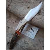 NAVAJA PUNTA DE CIERVO BANDERA  ESPAÑA HOJA CLASICA 333