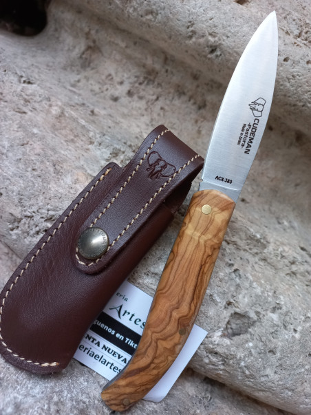 NAVAJA PASTORA CUDEMAN OLIVO CON FUNDA 418-LF