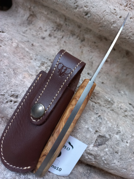 NAVAJA PASTORA CUDEMAN OLIVO CON FUNDA 418-LF