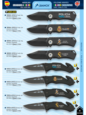 NAVAJA ALUMINIO CUERPOS ESPECIALES COLOR