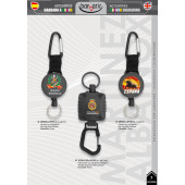 LLAVERO EXTENSIBLE CON MOSQUETÓN