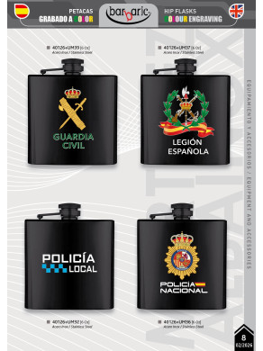 PETACA METÁLICA CUERPOS ESPECIALES GRABADO COLOR