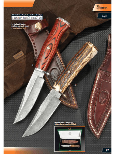 NOVEDAD MACHETES DE DAMASCO BRACO