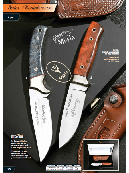 NOVEDAD MACHETE MUELA SETTER O KODIAK