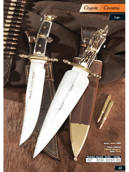 NOVEDAD MACHETE MUELA COYOTE O CORVASI