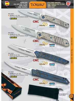 NOVEDADA NAVAJA TOKISU MIKARTA GLACIAL O BLUE MIX