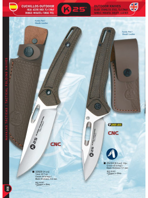 NOVEDAD CUCHILLO O NAVAJA OUTDOOR K25 MIKATA CARAMELO