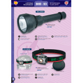 LINTERNA TÁCTICA BHD-93 LED ALTA POTENCIA