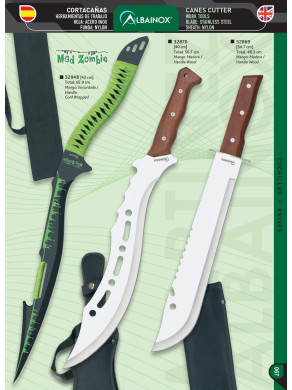 CORTACAÑAS MAD ZOMBIE O MANGO MADERA