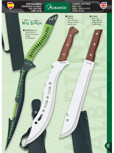 CORTACAÑAS MAD ZOMBIE O MANGO MADERA