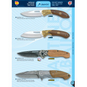 NOVEDAD NAVAJA MADERA CON VIROLA DECORADA